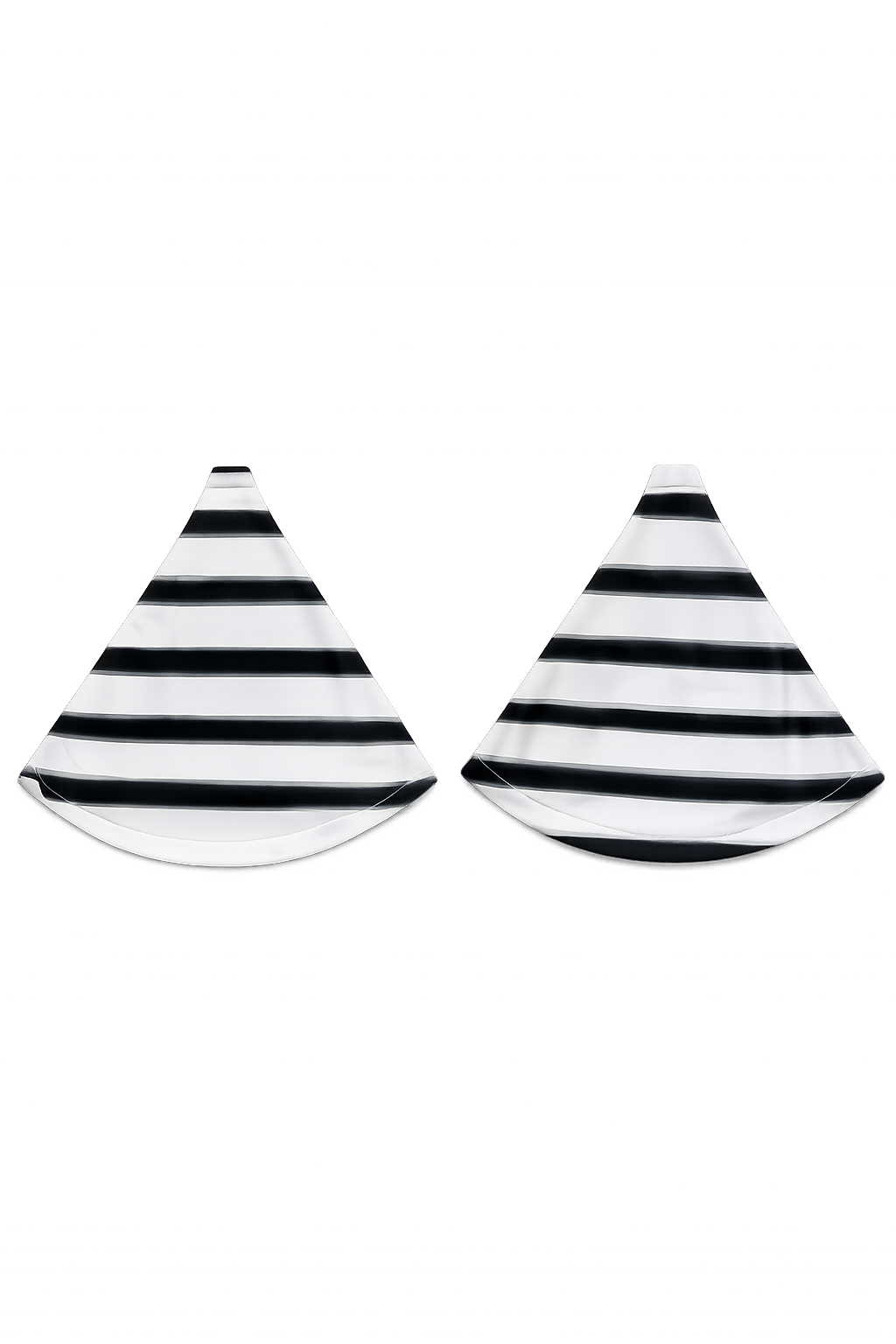 Black Stripe Bikini Top